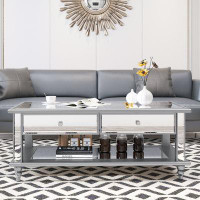 Willa Arlo™ Interiors Sharpsburg 47 '' Mirrored Coffee Table