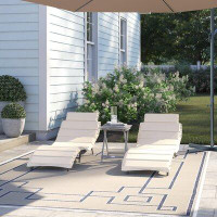 Sol 72 Outdoor™ Alois Chaise Lounge Set with Cushion and Table