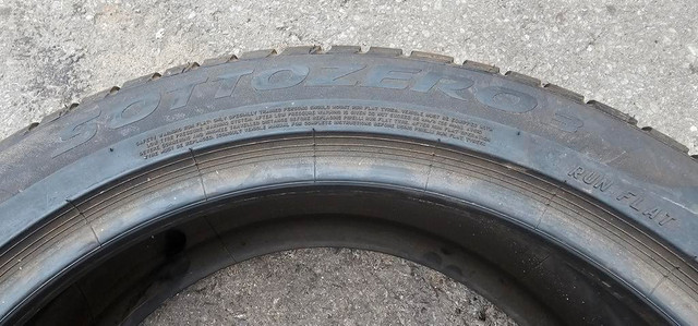 255/45/20 2 pneus hivers pirelli RUNFLAT excellent état  500$ installer in Tires & Rims in Greater Montréal - Image 4
