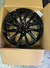 SET OF FOUR BRAND NEW 24 INCH GM CADILLAC AT4 REPLICA WHEELS !! 6X139.7 CANT MISS DEAL !!