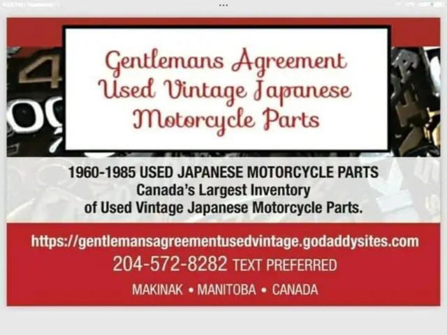 Thank You in Motorcycle Parts & Accessories in New Brunswick
