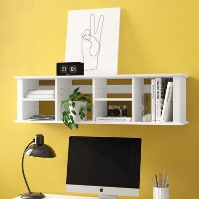 Ebern Designs Sareth 13" H x 48" W Desk Hutch in Desks