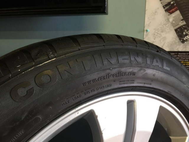 19in MERCEDES-BENZ ML OEM USED WINTER RUNFLAT PACKAGE 255/50R19 CONTINENTAL 4x4 WINTERCONTACT SSR OEM RIMS TREAD 95% in Tires & Rims in Ontario - Image 2