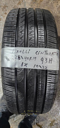 225/40/19 1 pneu été pirelli comme neuf 190$ installer