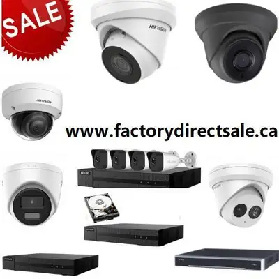 Sale! Hikvision security cameras,NVRs, DVRs  $129 and up