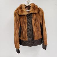 (13188-1) Vaillan Court Pleather/Fur Jacket