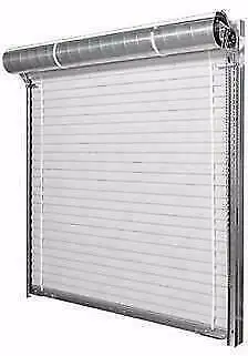 NEW IN STOCK! Brand new white 8 x 8 roll up door for shed or garage!