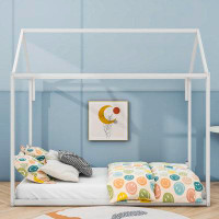Isabelle & Max™ Twin Metal Frame House-Shaped Platform Bed