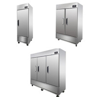 Windchill Pro Stainless Steel Triple Solid Door 82 Wide Refrigerator