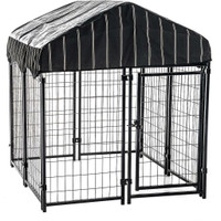 NEW OUTDOOR DOG KENNEL 4X8X6 FT DOG HOUSE WDK9863