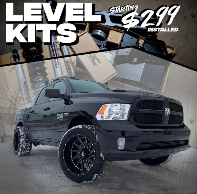 LET US LIFT YOU ~~~~~ LIFT KITS ~~~~~ LOWEST PRICES INSTALLED !!! ALL TRUCKS AND JEEPS !!! in Tires & Rims in Alberta - Image 2