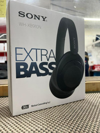 Sony WH-XB910N Over-Ear Noise Cancelling Bluetooth Headphones - Black - SEALED @MAAS_WIRELESS