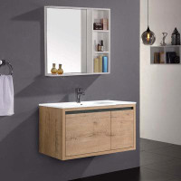 Latitude Run® 36'' Wall Mounted Single Bathroom Vanity