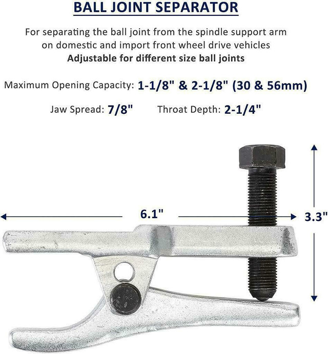 NEW 5 IN 1 BALL JOINT SEPARATOR ARM PULLER 4B3013 in Hand Tools in Edmonton - Image 4