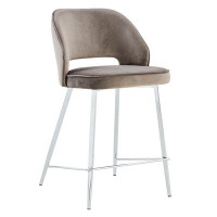 Ivy Bronx Bar Chair.Dining Chair.Stylish And Comfortable Velvet Bar Stool.With High-Density Foam Chair