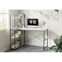 17 Stories Montpellier L-Shaped Writing Desk