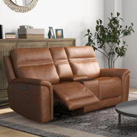 Liberty Furniture Cooper Loveseat With Console Triple Power & Zero Gravity