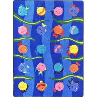 Joy Carpets Friendly Fish© Abstract Tufted Area Rug