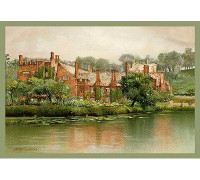 Buyenlarge The Old Manor House by James Leon Williams Framed Painting Print