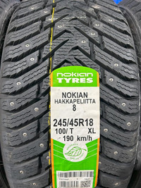 245/45R18, NOKIAN Studded Winter tires