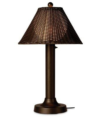 Bay Isle Home™ Lampe de table d'extérieur 34 po Clarice in Indoor Lighting & Fans in Québec