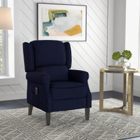 Massage Recliner Chair 30.7" x 32.7" x 39.8" Blue