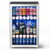 Yeego Yeego 180 Cans (12 oz.) 4.59 Cubic Feet Outdoor Rated Freestanding Beverage Refrigerator