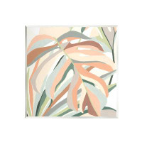 Stupell Industries Stupell Industries Monstera Plant Leaf Soft Hues Wall Plaque Art By June Erica Vess-au-705