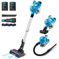 INSE INSE S6plus Cordless Vacuum Cleaner, Rechargeable Cordless Stick Vacuum Cleaner, Lightweight Powerful Suction Handh