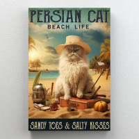 Trinx Persian Cat Beach Life