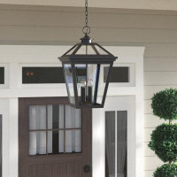 Lark Manor Manwe 4 -Bulb 25" H Outdoor Hanging Lantern