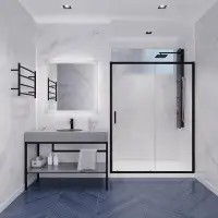 ANZZI Halberd 72" H Framed Shower Door