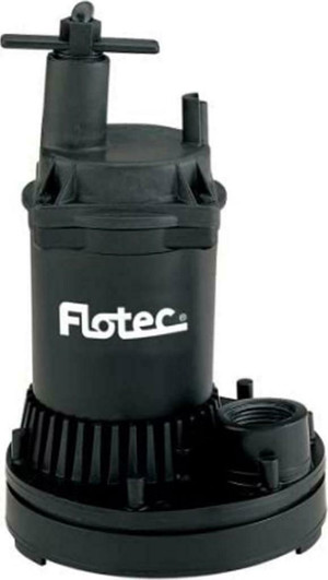 FLOTEC® 1/6 HP THERMOPLASTIC UTILITY PUMP -- Competitor price $149.99 -- Our price only $69.95 Canada Preview