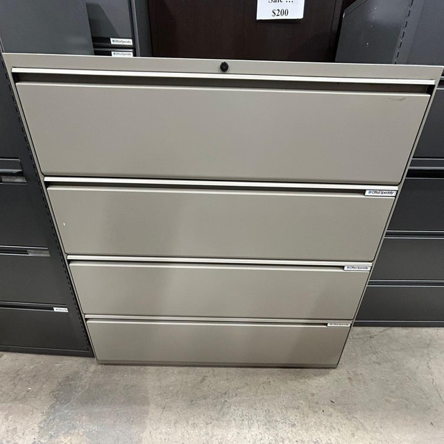 Global 4 Drawer Filing Cabinet-Excellent Condition-Call us now! in Bookcases & Shelving Units in Toronto (GTA)
