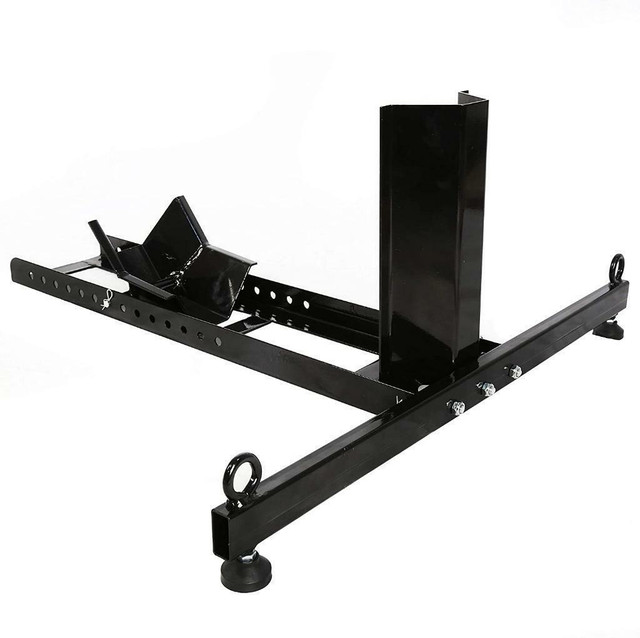 NEW ADJUSTABLE MOTORCYCLE STAND &amp; WHEEL CHOCK HLA32 in Motorcycle Parts & Accessories in Winnipeg - Image 2
