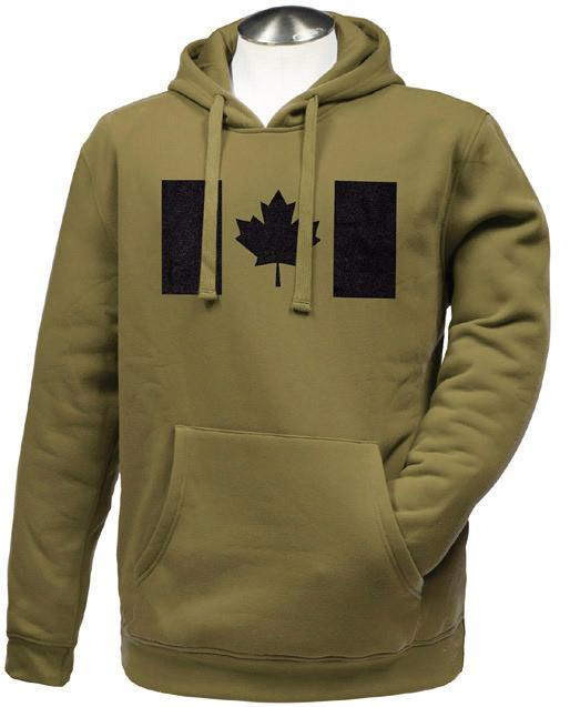 Mil-Spex Canadian Flag Hoodie Sweater in Men's in Ontario