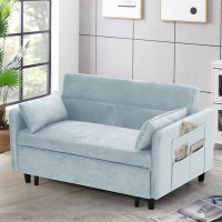 Latitude Run® Sofa Pull-Out Bed Includes Two Pillows,Sleeper Sofa Bed