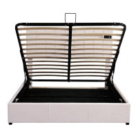Ivy Bronx Upholstered Bed With LED Light