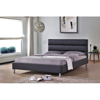 Latitude Run® Partially Upholstered Bed with Mattress