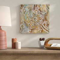 Made in Canada - Bungalow Rose 'Henna III' Acrylic Painting Print on Canvas