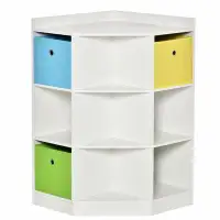 Creationstry Bookshelf Unit with Baskets for Playroom
