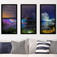 Picture Perfect International Niagara Falls - 3 Piece Picture Frame Photograph Print Set