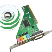 4.1CH CMI8738 Desktop PC Electronic Audio Card Internal Chipset HIFI Stereo Sound PCI Port With Driver CD