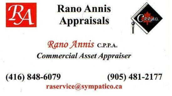 Canadian Personal Property Appraiser in Industrial Kitchen Supplies in Toronto (GTA)