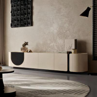 STAR BANNER Simple Modern Living Room Design Locker Advanced Sense White TV Cabinet