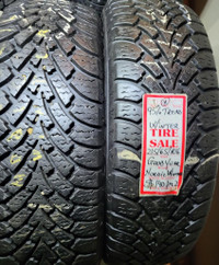 P 215/65/ R16 Goodyear Nordic Winter M/S*  Used WINTER Tires 95% TREAD LEFT  $140 for THE 2 (both) TIRES / 2 TIRES ONLY