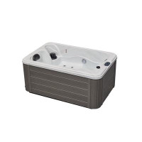 Luxury Spas Infinity 2-Person 15 Jet Hot Tub with Ozonator In Grey