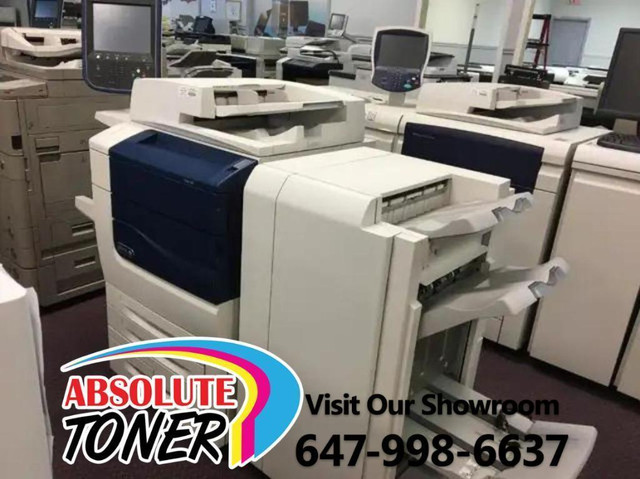 $195/mo REPOSSESSED Xerox Color C75 J75 Press Printing Shop Production Printer Copier Booklet Maker Finisher - BUY LEASE in Printers, Scanners & Fax in Ontario - Image 4