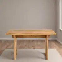 GOGOFAUC Nordic simple solid wood dining table.