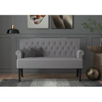 Charlton Home Harling 59.3" Rolled Arm Settee